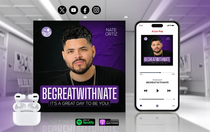 Learn how to holistically heal your mind, body, and emotions with Nate Ortiz by listening to the BeGreatWithNate Podcast.